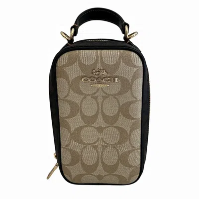 Pre-owned Coach Brown Pvc Leather Shoulder Bag ()