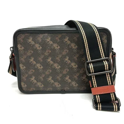 Pre-owned Coach Brown Pvc Leather Shoulder Bag ()