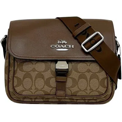 Pre-owned Coach Brown Pvc Leather Shoulder Bag ()