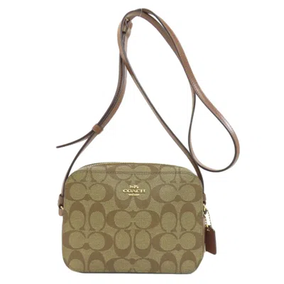 Pre-owned Coach Brown Pvc Shoulder Bag ()