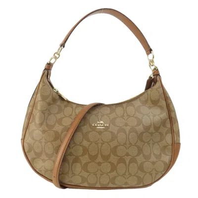 Pre-owned Coach Brown Pvc Shoulder Bag ()