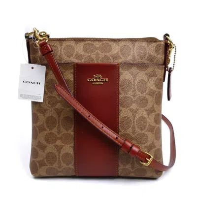 Pre-owned Coach Brown Pvc Shoulder Bag ()