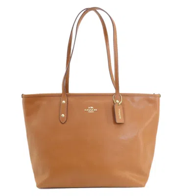 Pre-owned Coach Brown Pvc Tote Bag ()