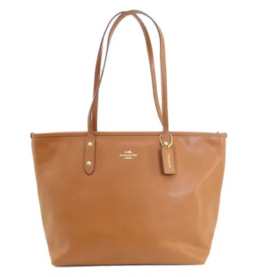 Pre-owned Coach Brown Pvc Tote Bag ()