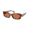 Coach Pillow Tabby Narrow Rectangle Sunglasses