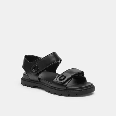 Coach Brynn Sandal In Black