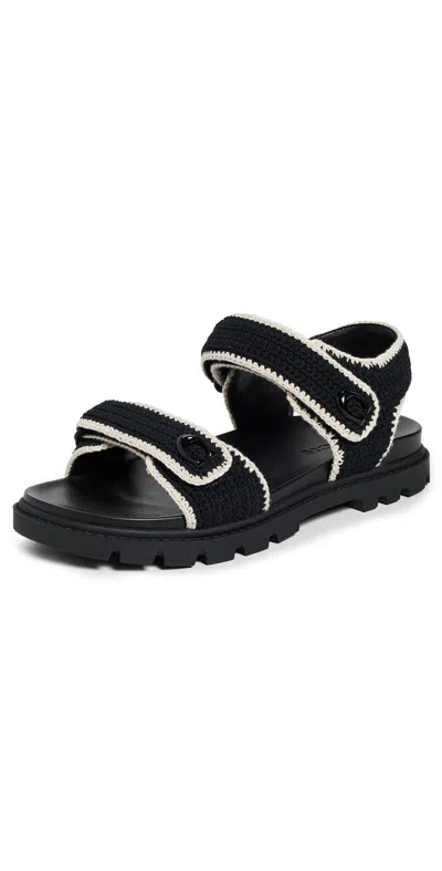 Coach Brynn Sandals Black/chalk