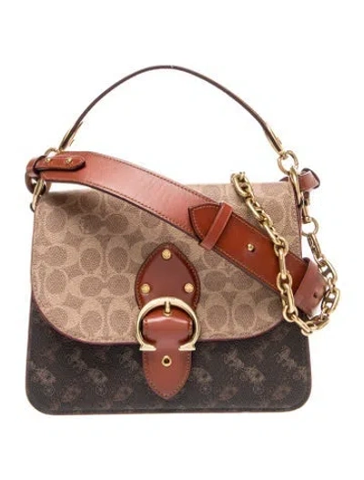 Pre-owned Coach Bucket Bag In Brown
