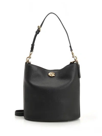 Coach Bucket Bag Handbags Black