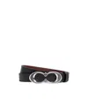 Coach Signature Buckle Belt, 25 Mm In Black
