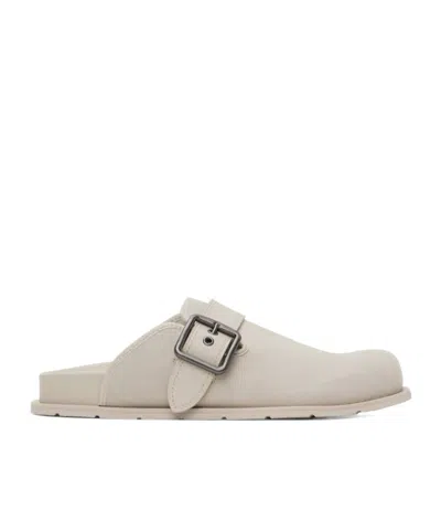 Coach Buckle Clogs In Nude