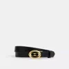 Coach Buckle Cut To Size Belt, 25 Mm In Black