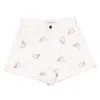 Coach Bunny-print Denim Shorts In Pink