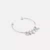 Coach Butterfly And Rexy Charm Cuff Bracelet In Gray