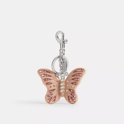 Coach Butterfly Bag Charm In White