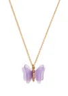 COACH BUTTERFLY EMBELLISHED NECKLACE