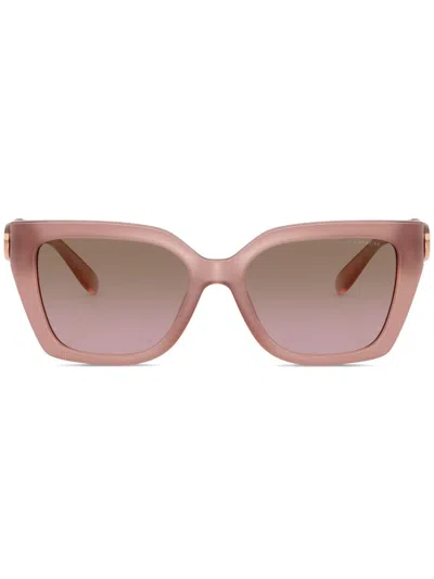 Coach Butterfly-frame Sunglasses In Pink