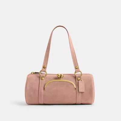 Coach Buy Now Kisslock Barrel Bag