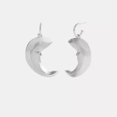 Coach Buy Now Moon Earrings In Metallic