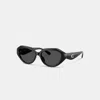 Coach C Hardware Geometric Sunglasses In Black