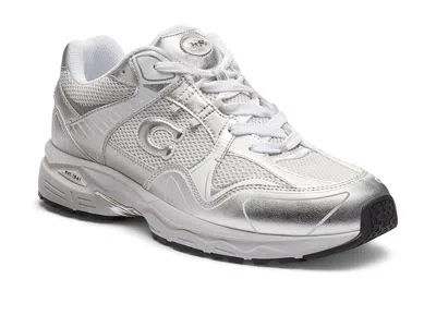 Coach C301 Sneakers Men's Optic White Leather Low Top Running Shoes Zpo3987