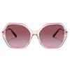 Coach C3445 Hc 8315 56418h Womens Geometric Sunglasses In Multi