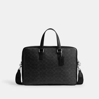 Coach Caden Brief Bag In Signature Canvas
