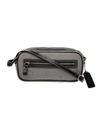 Pre-owned Coach Canvas Belt Bag In Neutral