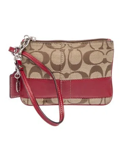 Pre-owned Coach Canvas Crossbody Bag