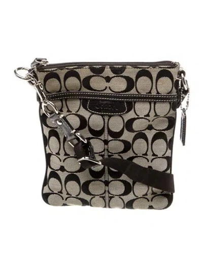 Pre-owned Coach Canvas Crossbody Bag In Brown
