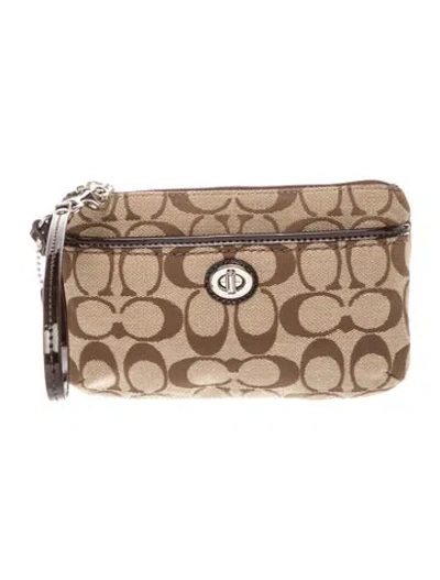 Pre-owned Coach Canvas Crossbody Bag In Brown