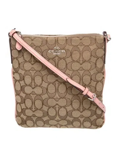 Pre-owned Coach Canvas Crossbody Bag In Brown