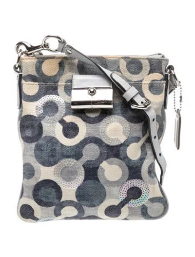 Pre-owned Coach Canvas Crossbody Bag In Multicolor