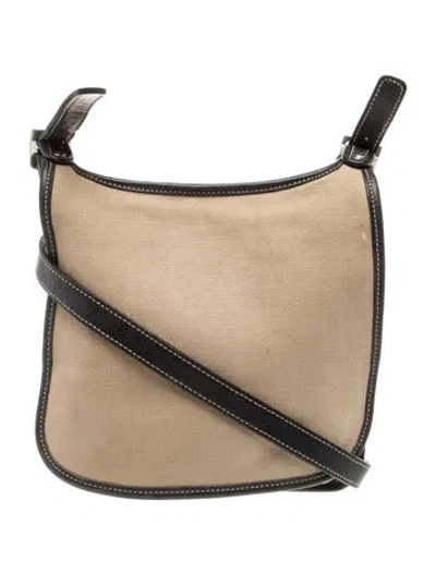 Pre-owned Coach Canvas Crossbody Bag In Neutral