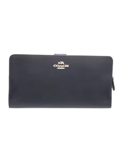 Pre-owned Coach Canvas Evening Bag In Blue