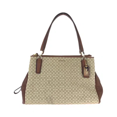 Pre-owned Coach Canvas Handbag Shoulder Bag ()