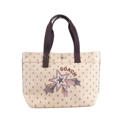 Pre-owned Coach Canvas Handbag Tote Bag ()