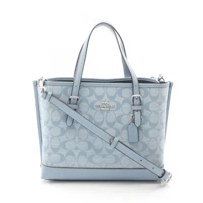 Pre-owned Coach Canvas Leather Handbag ()