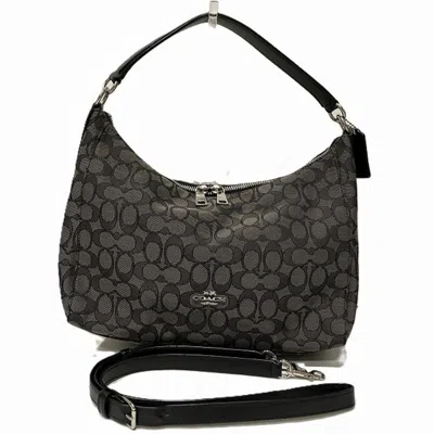 Pre-owned Coach Canvas Leather Shoulder Bag () In Multi