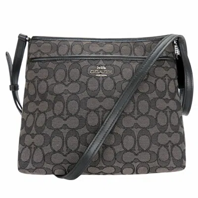 Pre-owned Coach Canvas Leather Shoulder Bag () In Multi