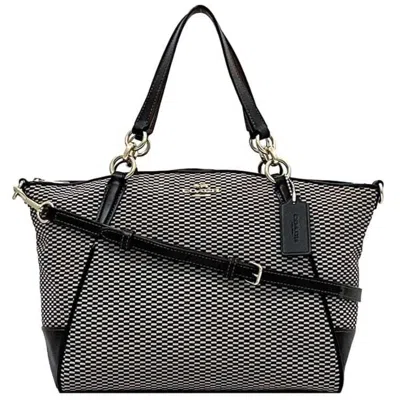 Pre-owned Coach Canvas Leather Tote Bag ()
