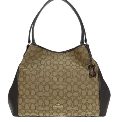 Pre-owned Coach Canvas Leather Tote Bag () In Multi