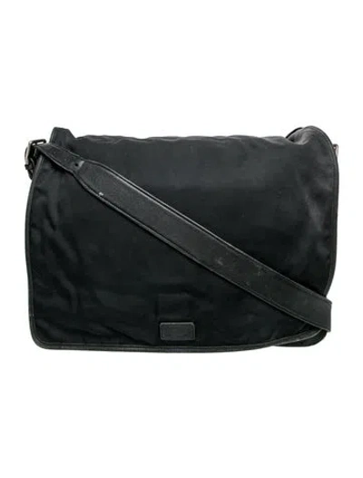 Pre-owned Coach Canvas Messenger Bag In Gray