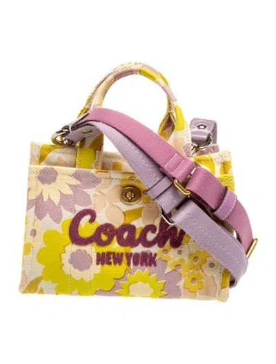 Pre-owned Coach Canvas Messenger Bag In Multi