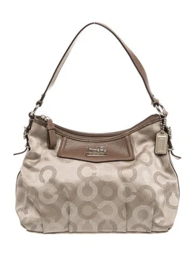 Pre-owned Coach Canvas Shoulder Bag In Brown