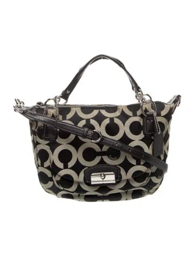 Pre-owned Coach Canvas Shoulder Bag In Brown