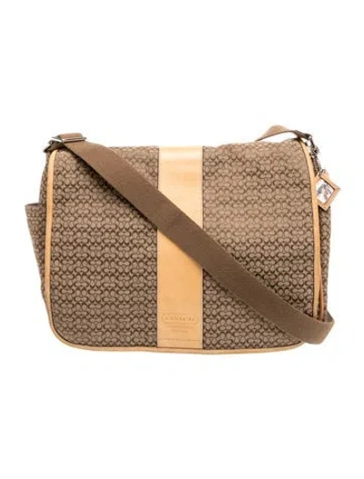 Pre-owned Coach Canvas Shoulder Bag In Brown