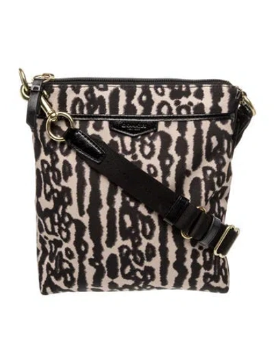 Pre-owned Coach Canvas Shoulder Bag In Multi