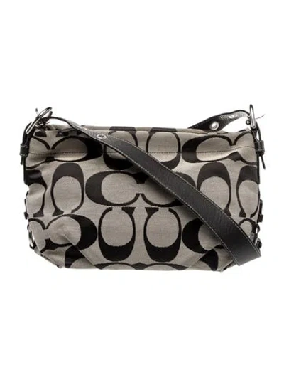 Pre-owned Coach Canvas Shoulder Bag In Multi