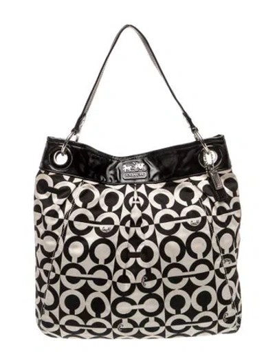 Pre-owned Coach Canvas Shoulder Bag In Multi